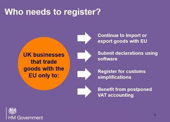 HMRC webinar image - EORI number