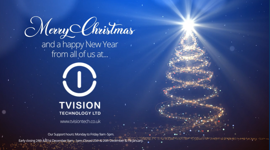 TVision Christmas card 2019